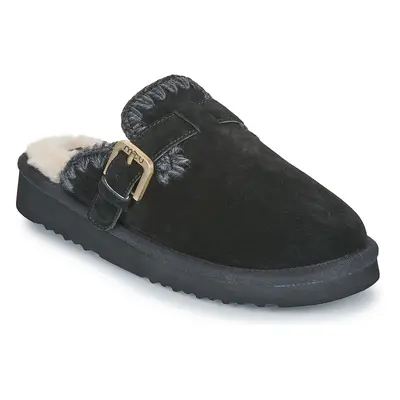 Mou SUEDE SHEEPSKIN CLOG ESKIMO Klumpák Fekete