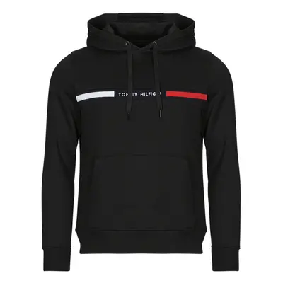 Tommy Hilfiger HILFIGER CHEST INSERT HOODY Pulóverek Tengerész