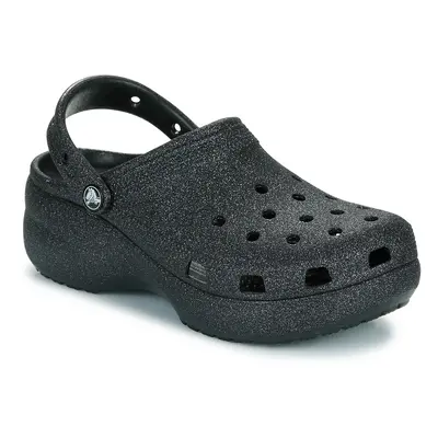 Crocs Classic Platform Glitter ClogW Klumpák Fekete