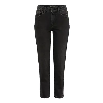 Y.a.s YAS Noos Calças Zeo - Dark Grey Denim Nadrágok Szürke