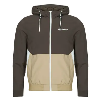 Jack & Jones JJERUSH HOOD BOMBER Dzsekik Bézs