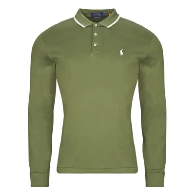 Polo Ralph Lauren POLO COUPE DROITE AJUSTEE EN PIMA COTON Hosszú ujjú galléros pólók Keki