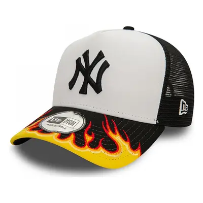 New-Era Mlb flame trucker neyyan Baseball sapkák Fekete