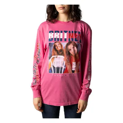 Tommy Hilfiger ABO TJW BRITNEY OVERSIZED LS TEE DW0DW13010 Pulóverek Rózsaszín