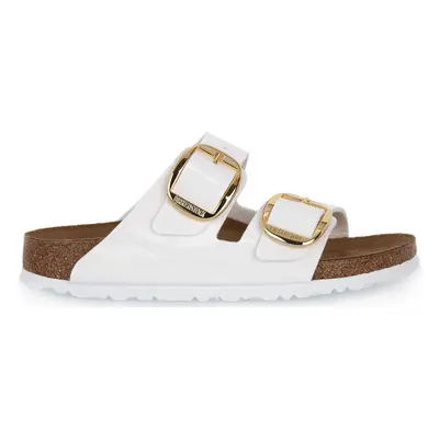 Birkenstock ARIZONA WHITE PATENT BIG BUCK CAL S Papucsok Fehér