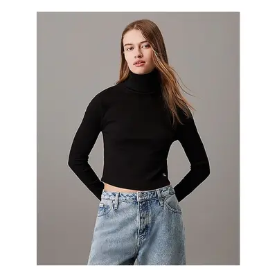 Calvin Klein Jeans J20J224196 Pólók / Galléros Pólók Fekete