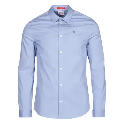 Tommy Jeans TJM ORIGINAL STRETCH SHIRT Hosszú ujjú ingek Kék