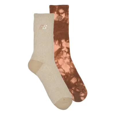 New Balance TIE DYE MIDCALF SOCKS 2 PACK Zoknik Bordó