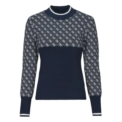 Guess LISE 4G LS SWEATER Pulóverek Tengerész