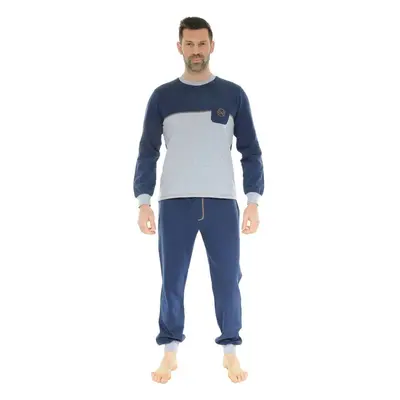 Christian Cane PYJAMA LONG JOGGING BLEU DORIAN Ruhák Kék