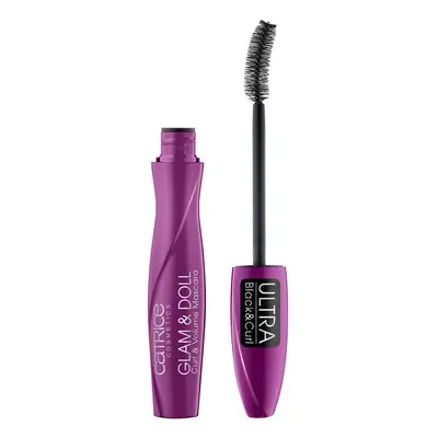 Catrice Mascara Curl and Volume Glam Doll - 10 Utra Black Szempillaspirálok Fekete