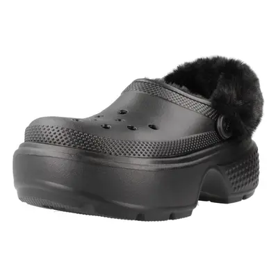 Crocs STOMP LINED CLOG Lábujjközös papucsok Fekete