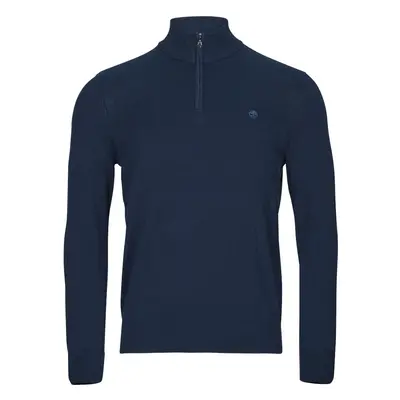 Timberland Cotton YD 1/4 Zip Sweater Pulóverek Tengerész