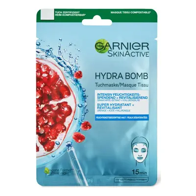 Garnier Masque Tissu hydratant Grenade et Acide Hyaluronique - Maszk & radír Más