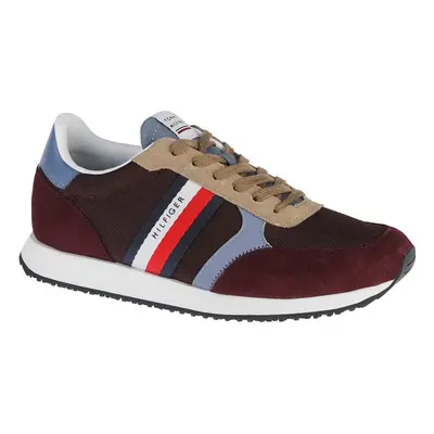 Tommy Hilfiger Runner Lo Color Mix Rövid szárú edzőcipők Barna