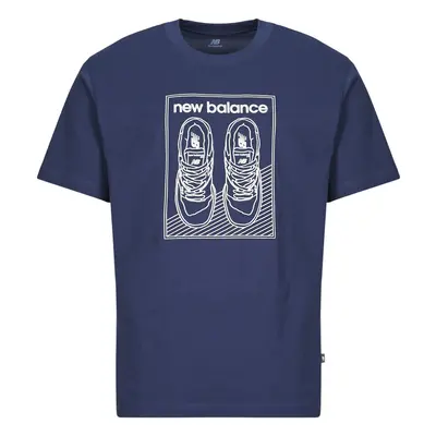 New Balance GRAPHIC JERSEY TEE Rövid ujjú pólók Tengerész