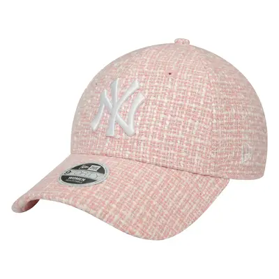 New-Era Wmns Summer Tweed 9FORTY New York Yankees Cap Baseball sapkák Rózsaszín