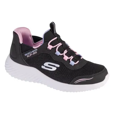 Skechers Slip-Ins: Bounder - Simple Cut Rövid szárú edzőcipők Fekete