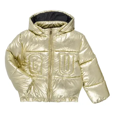 Guess HOODED LS PADDED PUFFER Steppelt kabátok Arany