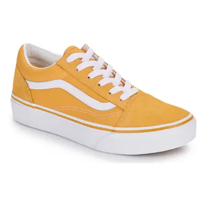 Vans Old Skool Platform GOLDEN GLOW Rövid szárú edzőcipők Citromsárga