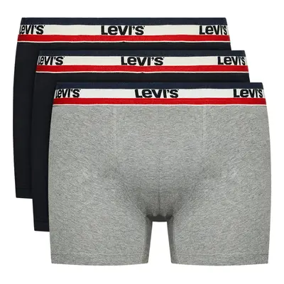 Levis Boxer 3 Pairs Briefs Boxerek Fekete