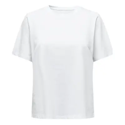 Only T-Shirt S/S Tee -Noos - White Pulóverek Fehér