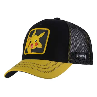 Capslab Freegun Pokemon Pikachu Cap Baseball sapkák Fekete