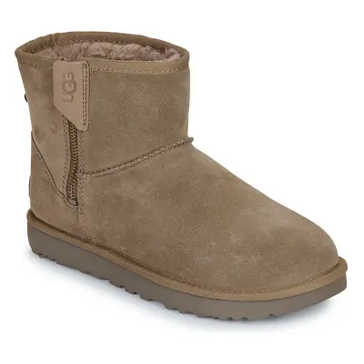 UGG CLASSIC MINI BAILEY ZIP Csizmák Barna