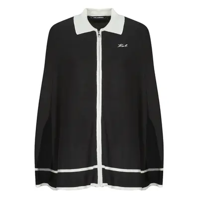 Karl Lagerfeld COLLAR CAPE Kabátok Fekete