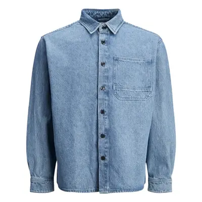 Jack & Jones JJINOLAN JJO 12261948 Hosszú ujjú ingek Kék