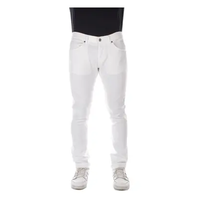 Dondup UP232 BS0030PTD Slim farmerek Fehér