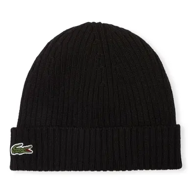 Lacoste Beanie RB0001 - Black Baseball sapkák Fekete