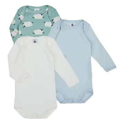 Petit Bateau BODY US ML MOUTON PACK X3 Ruhák Zöld