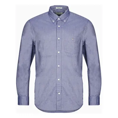 Gant REG OXFORD SHIRT Hosszú ujjú ingek Tengerész