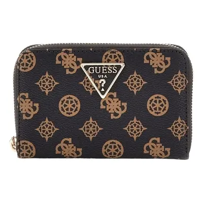 Guess LAUREL SLG MEDIUM ZIP AROUND Kézitáskák Fekete