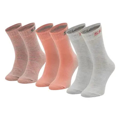 Skechers 3PPK Wm Mesh Ventilation Socks Sport zoknik Rózsaszín