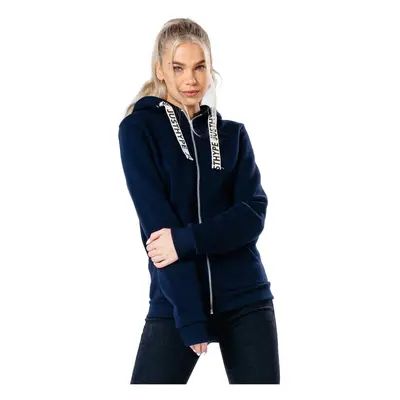 Justhype Ltd Drawstring Zip Hoodie Melegítő kabátok Kék