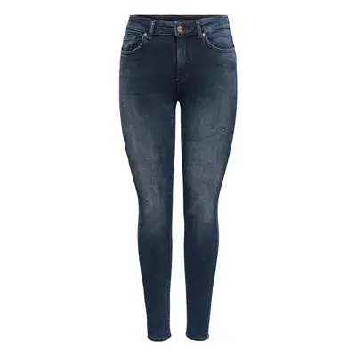 Only ONLBLUSH MID DNM REA409 NOOS 15318738 Skinny farmerek Kék