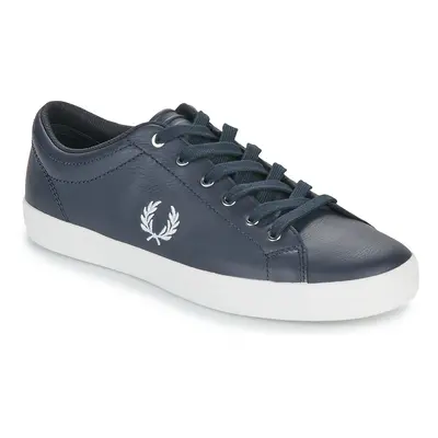 Fred Perry BASELINE LEATHER Rövid szárú edzőcipők Kék