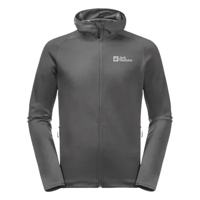 Jack Wolfskin Baiselberg Hooded FZ M Melegítő kabátok Szürke