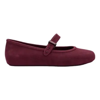 Melissa Soft Ballerina Velvet Fem - Red Balerina cipők / babák Bordó