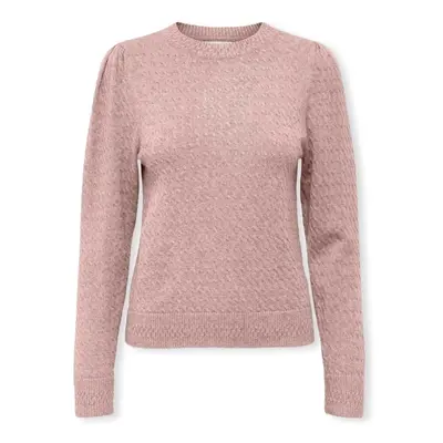 Only Katia Life Knit L/S - Rose Smoke Pulóverek Rózsaszín