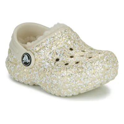 Crocs Classic Lined Glitter Clog T Klumpák Bézs