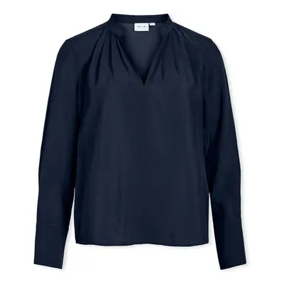 Vila Top Milla L/S - Navy Blazer Blúzok Kék