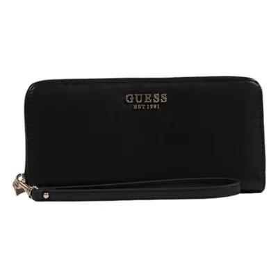 Guess LAUREL SLG LARGE ZIP AROUND SWVC85 00146 Pénztárcák Fekete