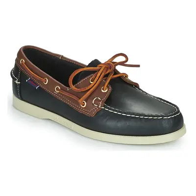 Sebago PORTLAND WAXY LEA Vitorlás cipők Fekete