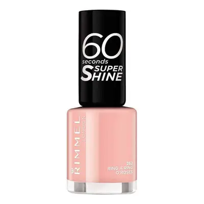 Rimmel London 60 Seconds Super Shine Nail Polish - 262 Ring a Ring O' Körömlakkok Rózsaszín