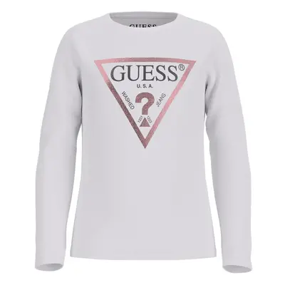 Guess LS ST SHIRT CORE Hosszú ujjú pólók Fehér