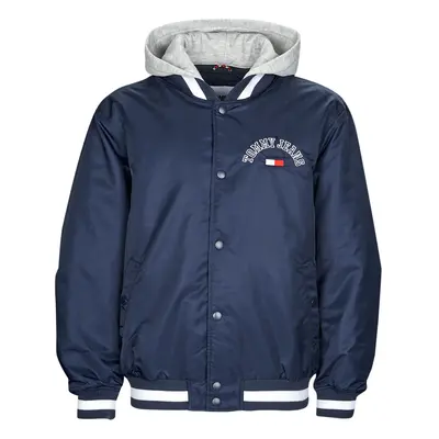 Tommy Jeans TJM GRAPHIC SATIN BOMBER JACKET Dzsekik Tengerész