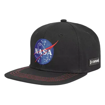 Capslab Space Mission NASA Snapback Cap Baseball sapkák Fekete